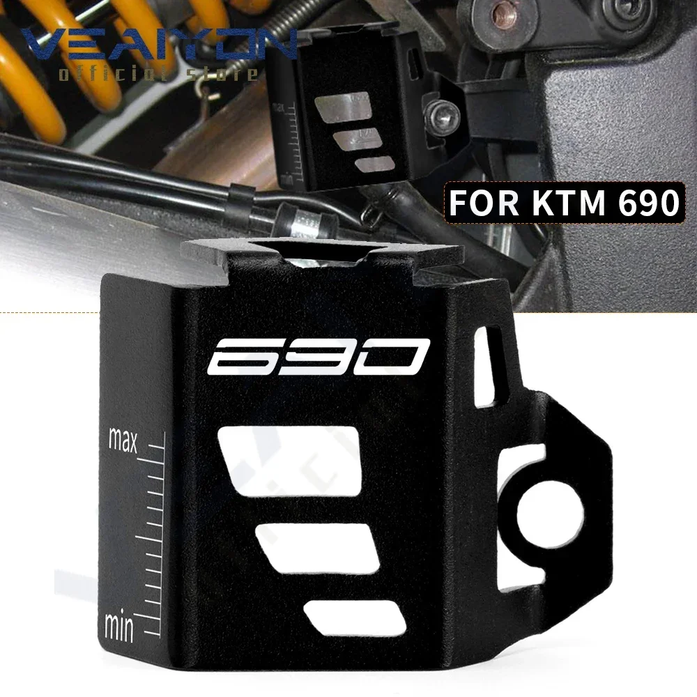 

For KTM 690 SMC R 2009-2022 690 DUKE 2013-2019 ENDURO R 2016-2022 790 DUKE 2022 Rear Brake Reservoir Cap Cover Protector