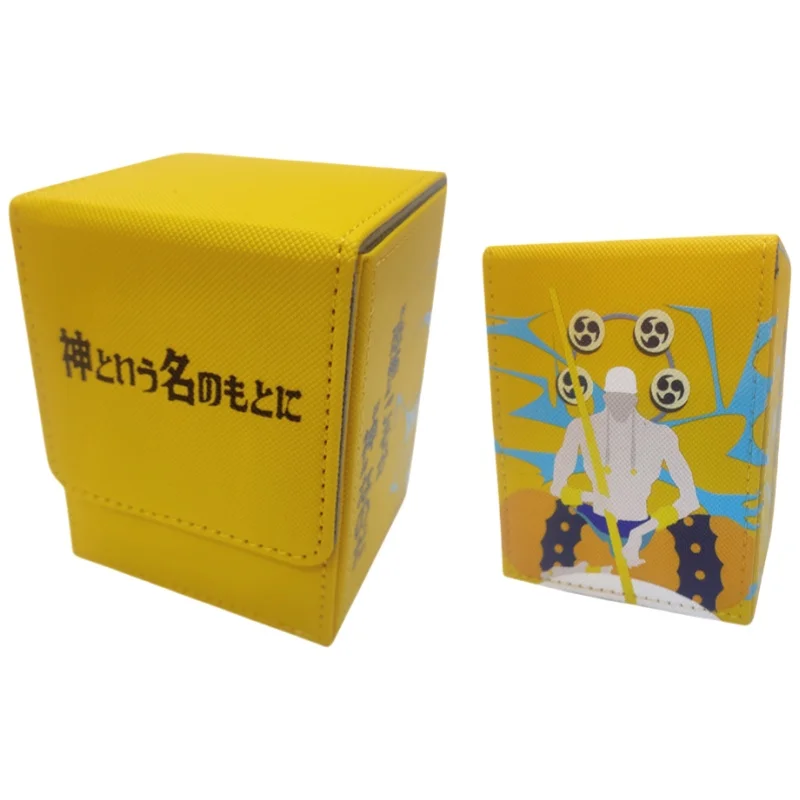 Card Case Enel One Piece Opcg Diy High Quality Leather Action Toy Figures Anime Game Collection Storage Box Gifts for Friends