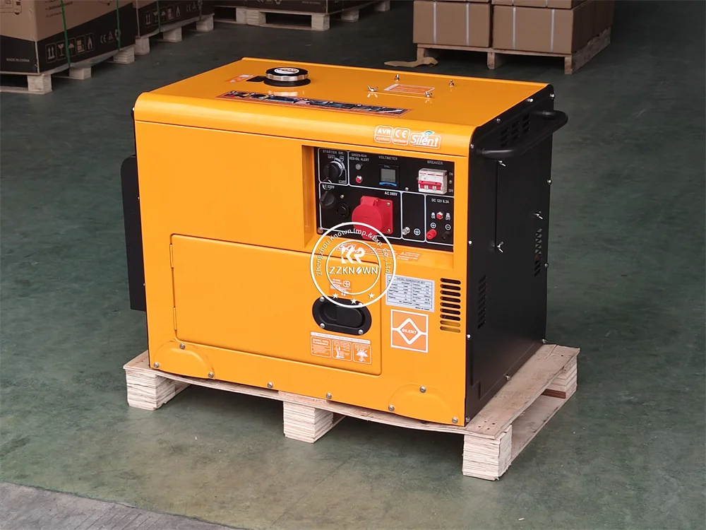 Heavy Duty Silent Diesel Generator Portable Industrial Generator Backup Electricity Generator for Outdoor Work