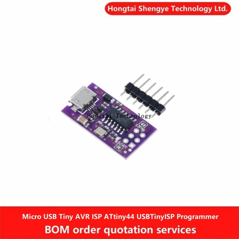 Micro USB Tiny AVR ISP ATtiny44 USBTinyISP Programmer module