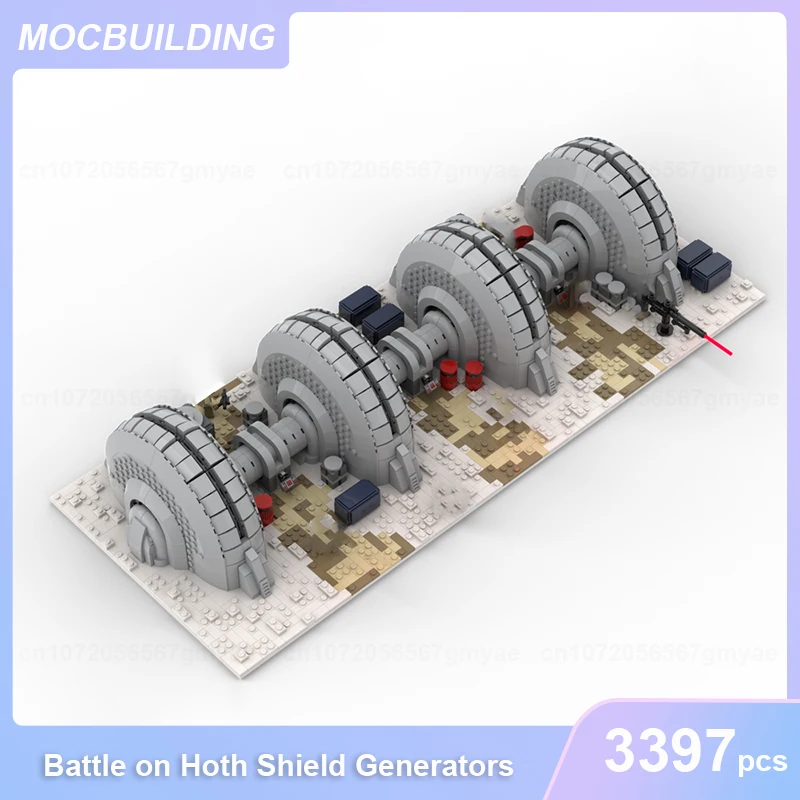 

Battle on Hoth Shield Generators & Rebel Base Gate MOC Building Blocks DIY Assemble Bricks Collection Display Toys Gifts 3397PCS