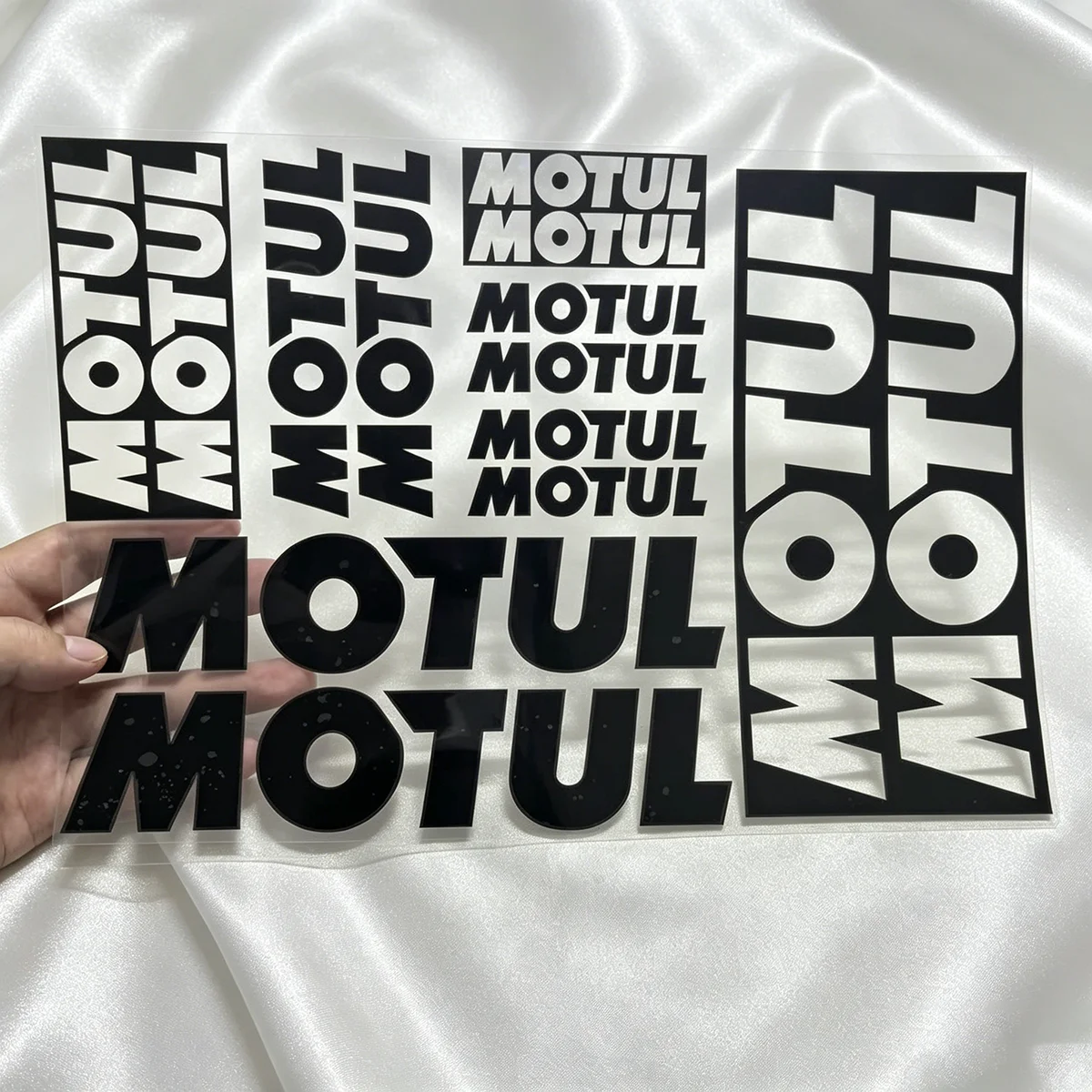 Vinilos Adhesivos para Motocicleta con Logotipo MOTUL, Kit de Calcomanías para Tanque, Casco, Carrocería, para Yamaha MT07 MT09 MT15 R1 R3 R6 R7 TMAX XMAX NMAX
