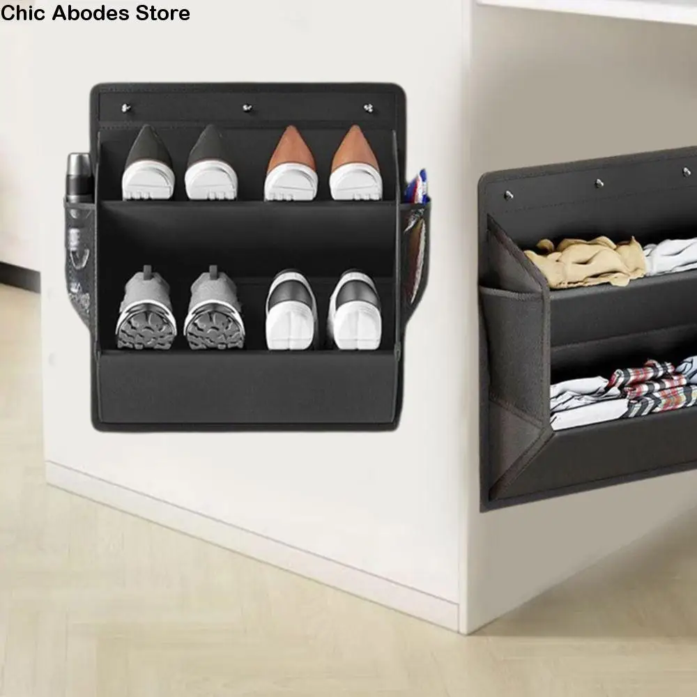 

Large Capacity Hanging Shoe Storage Bag Saving Space with Large Deep Pockets Door Shoe Rack Anti-Scratch Shoe Holder Home