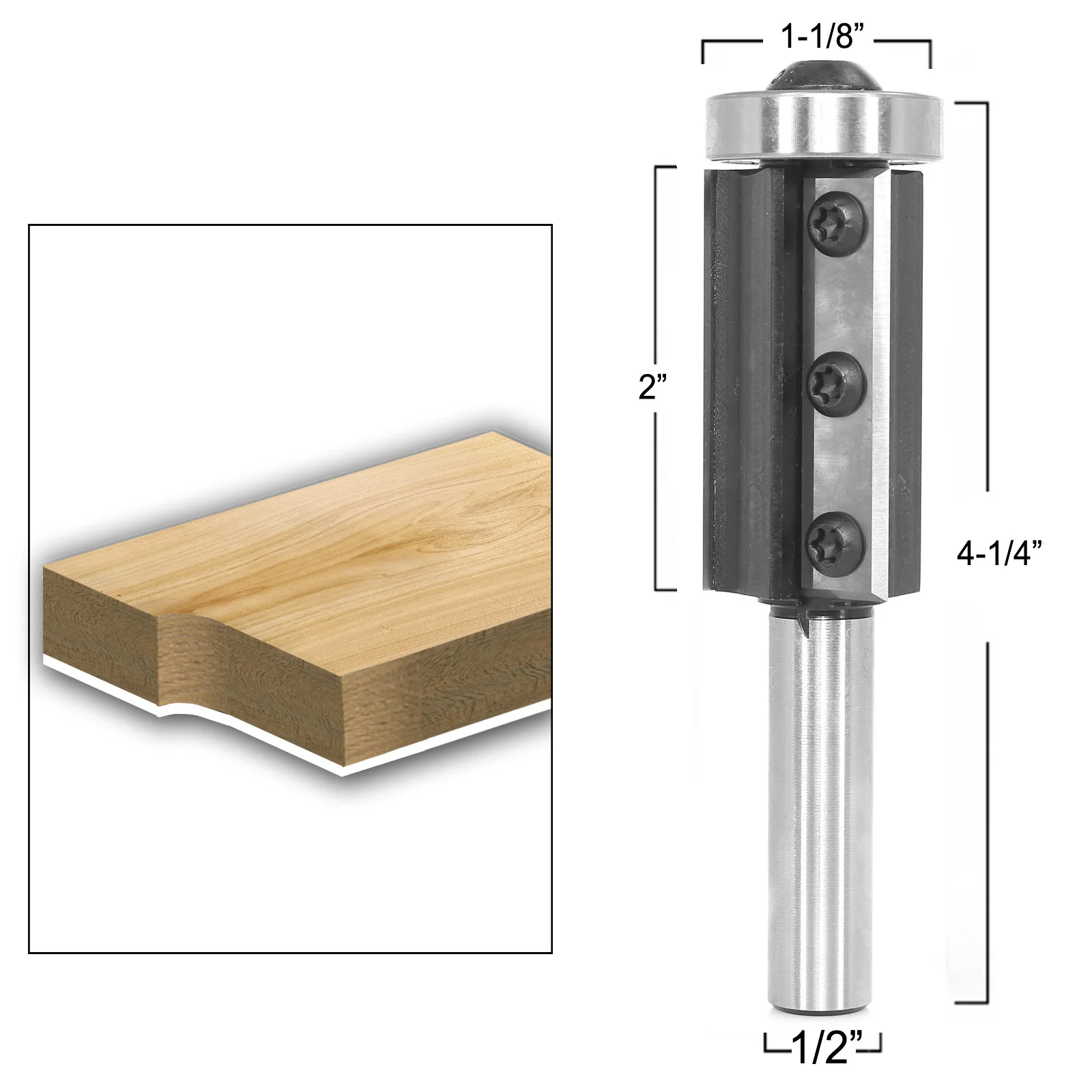 

Dual Blade Woodworking Milling Cutter with Detachable Blades Hard Alloy Precision Cuts High End Durable Design