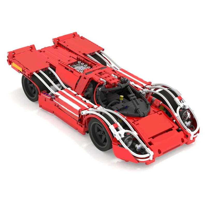 

1895PCS Educational Building Blocks Toy Speed Champion MOC Porsche 917K No.23 Creative DIY Gift for Kids