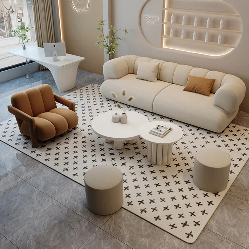 

White Modern Living Room Sofas Nordic Couch Minimalist Office Outdoor Sofa Garden Human Dog Bed Muebles Lounge Suite Furniture