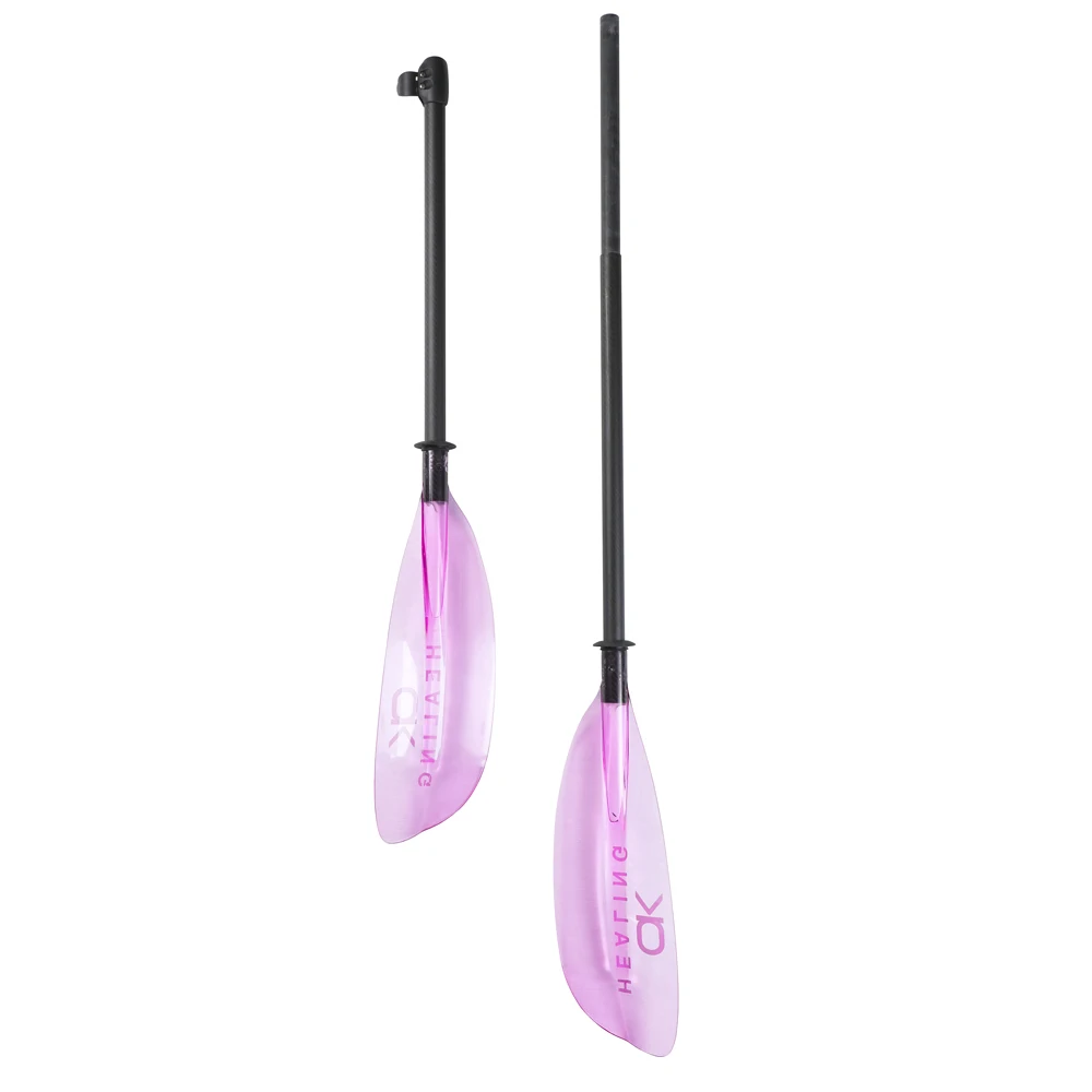 

PP Double Blade Kayak Paddle Accessory Inflatable Stand up Paddle Surf ABS Blade 3K Carbon Fiber + Fiberglass Shaft Light Weight