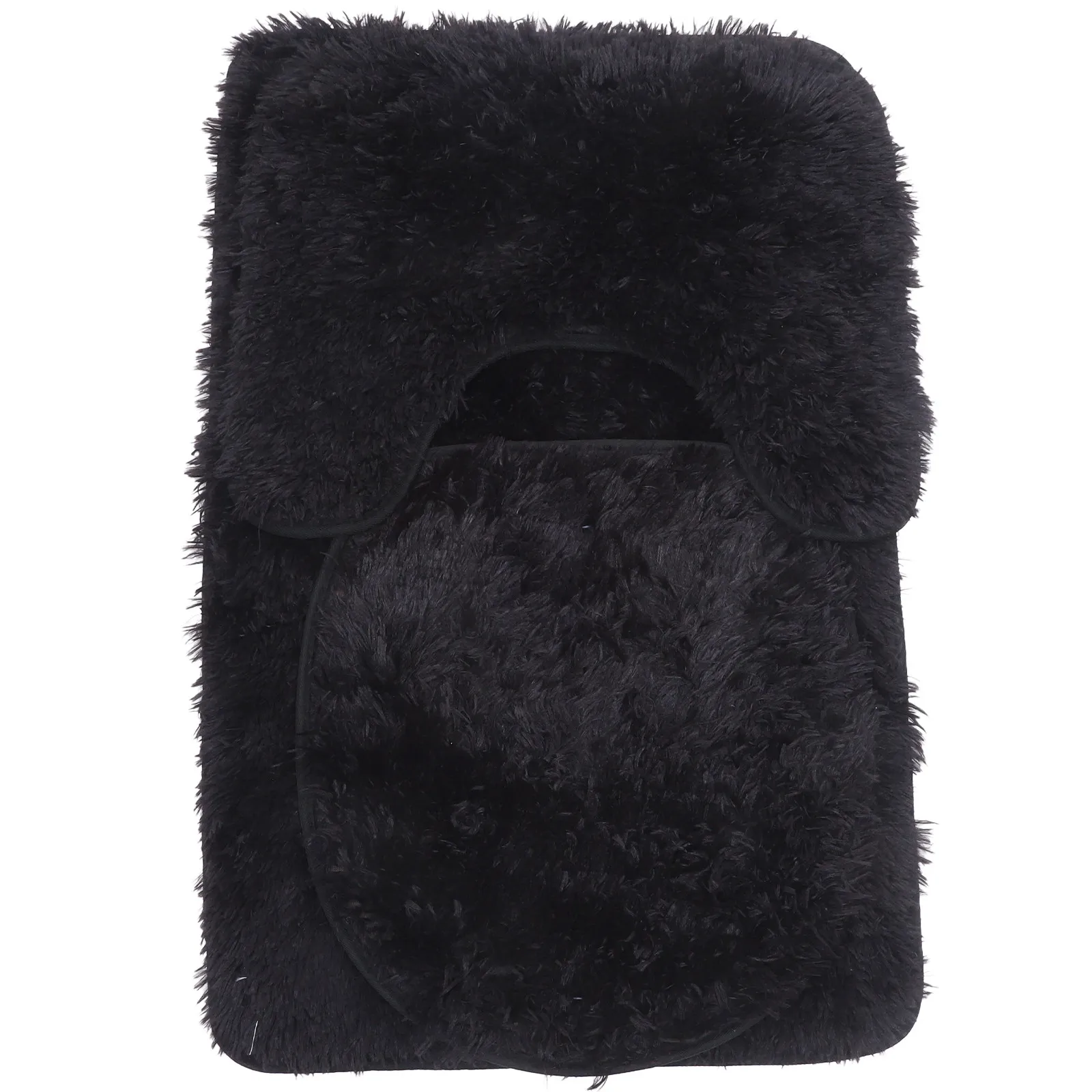 

Набор из 1-го комплекта: Нескользящий коврик для крышки унитаза, утолщенный мягкий напольный коврик, подушка для унитаза для дома и ванной комнаты, многоразовый, удобный, легко чистится