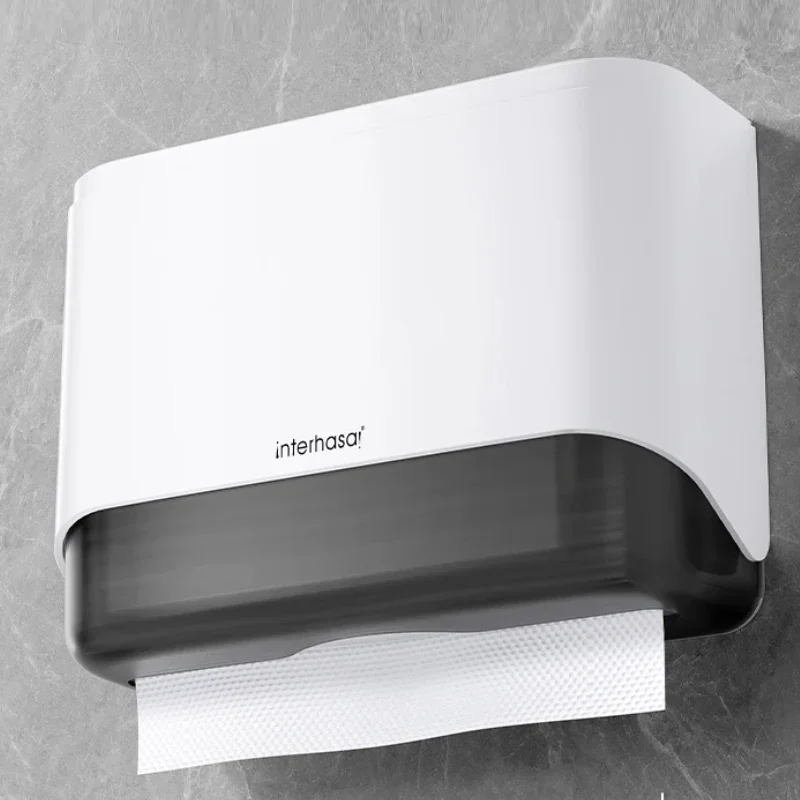 toilet paper holder Toilet hand wiping paper box wall mounted non perforated toilet dry hand tissue box kitchen commercial use