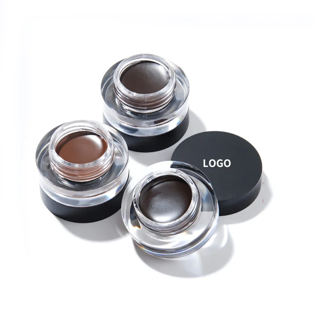 

Private Label Eyebrow Pomade Custom Logo Brow Corrector Waterproof Long Lasting Creamy Tinted Sculpted Brow Gel Makeup Wholesale