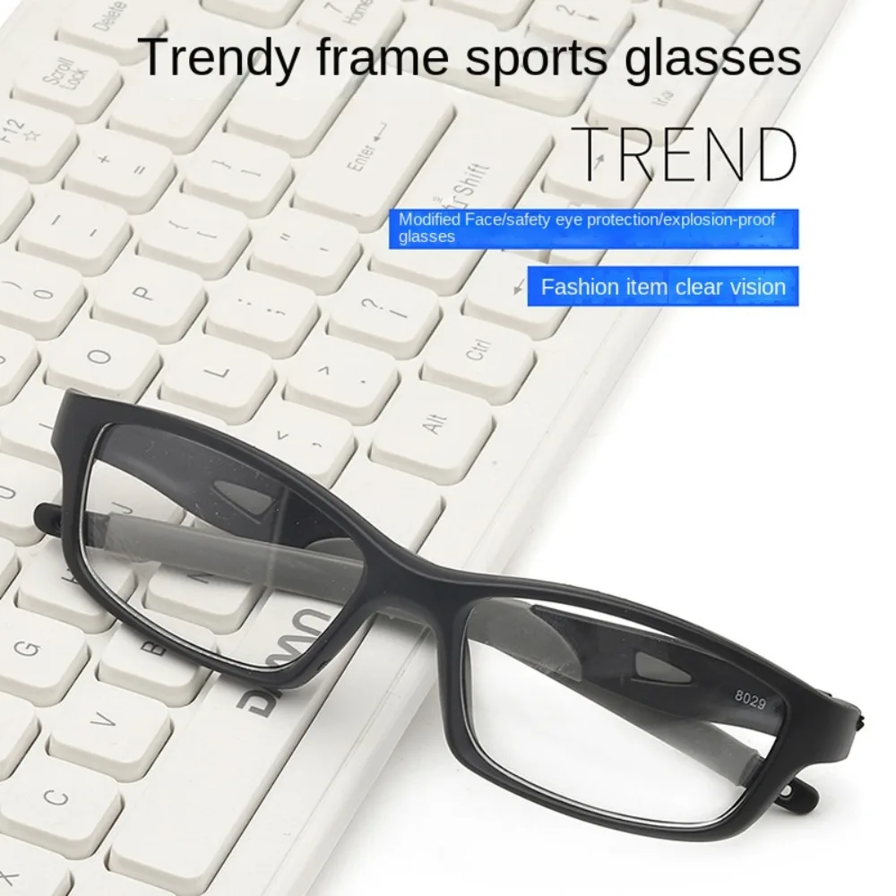 Men Women Reading Glasses HD Glasses Frame Women No Makeup Fashion Anti-blue Glasses Men Contrasting Decorative Glasses