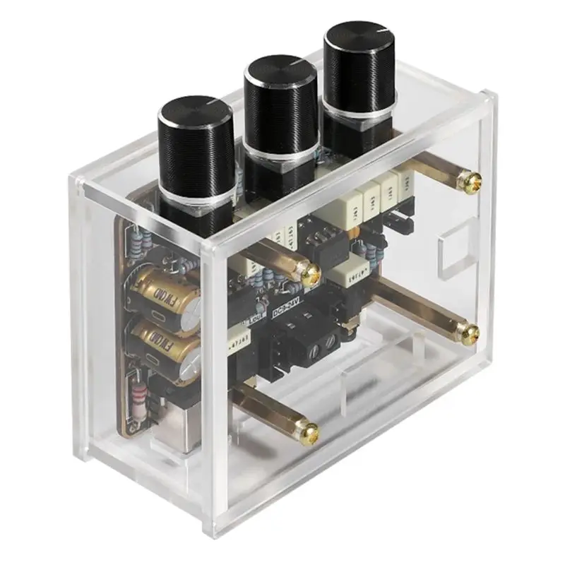 Y44A NE5532 Mini Preamplifier Tone Board Active Filter Amplifier Volume Control for Home Theater DC 9-24V 2x770mW