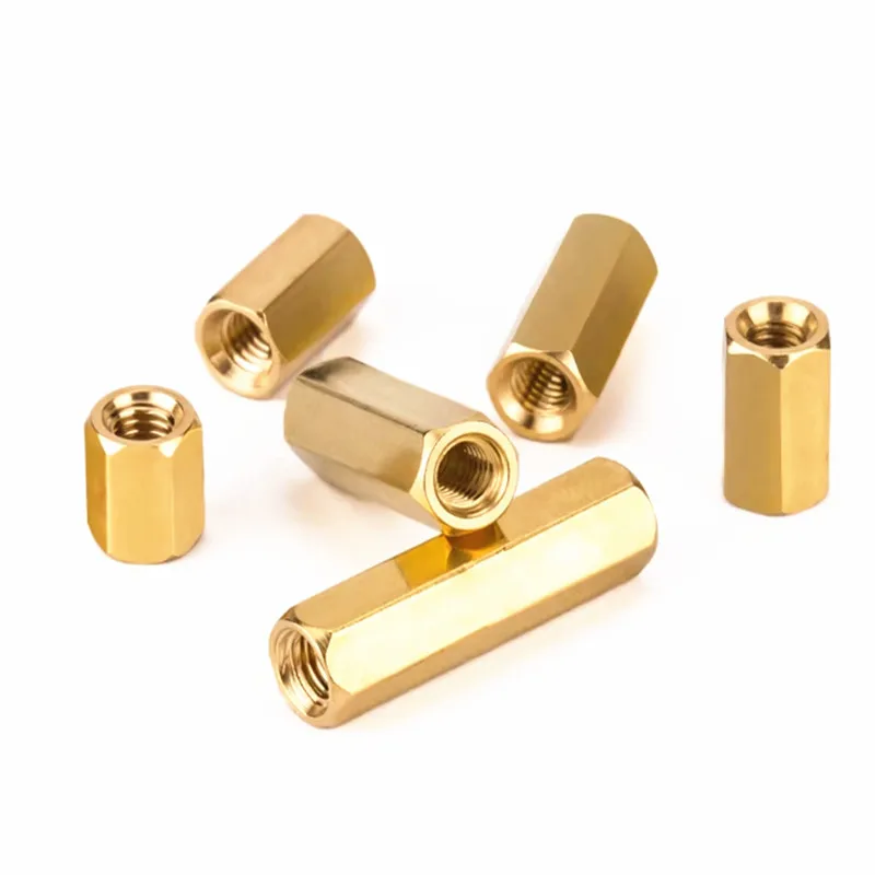 5-50pcs Hex Female to Female M2 M2.5 M3 M4 M5  brass standoff spacer Hexagonal Stud Spacer Hollow Pillars