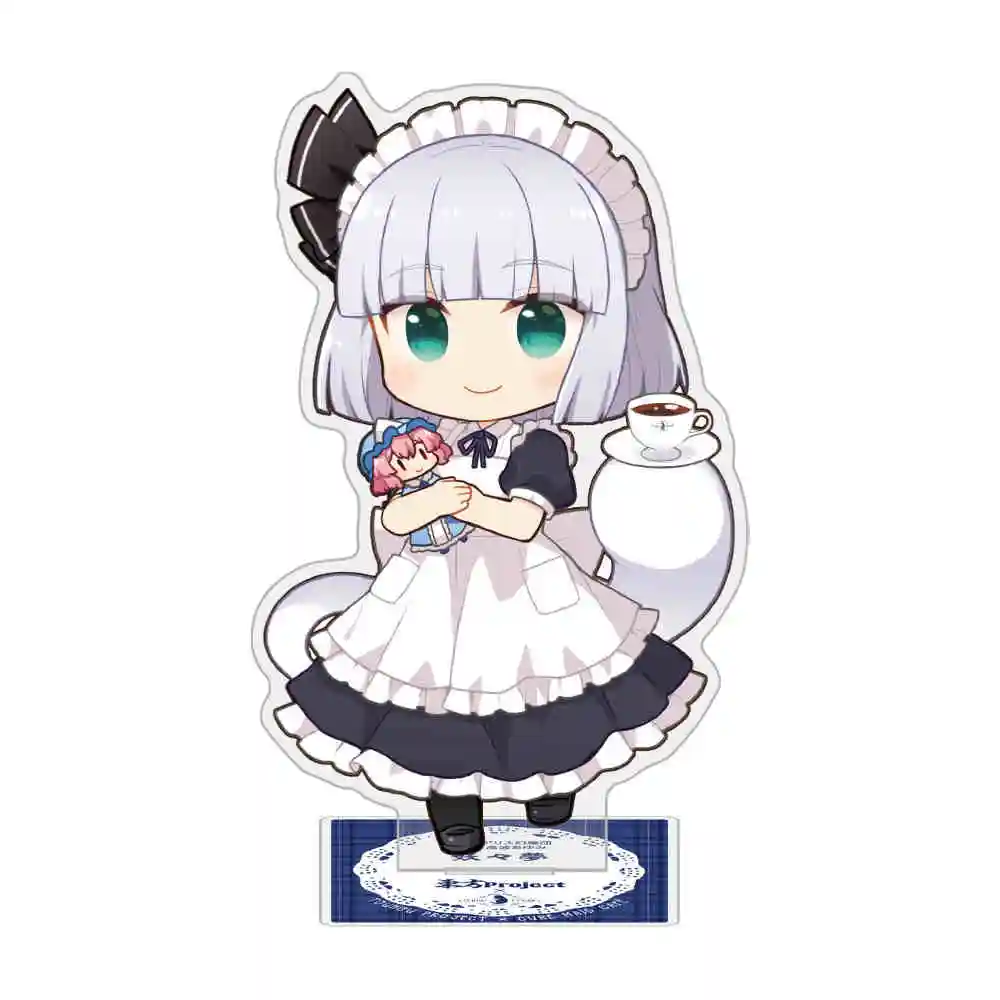 Game Anime Fans Gifts Touhou Project  Q Edition HD Character Acrylic Stand  Kirisame Marisa Izayoi Sakuya Series About 10cm