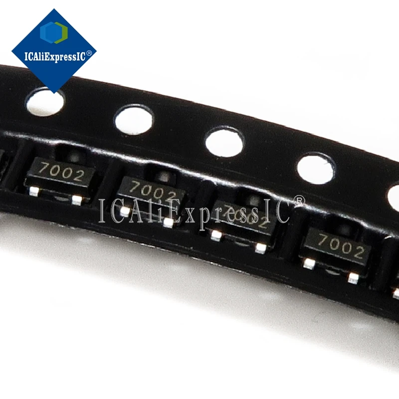 100 шт./партия 2N7002LT 2N7002 7002 N-Channel MOSFET N-CH SOT23 SMD в наличии