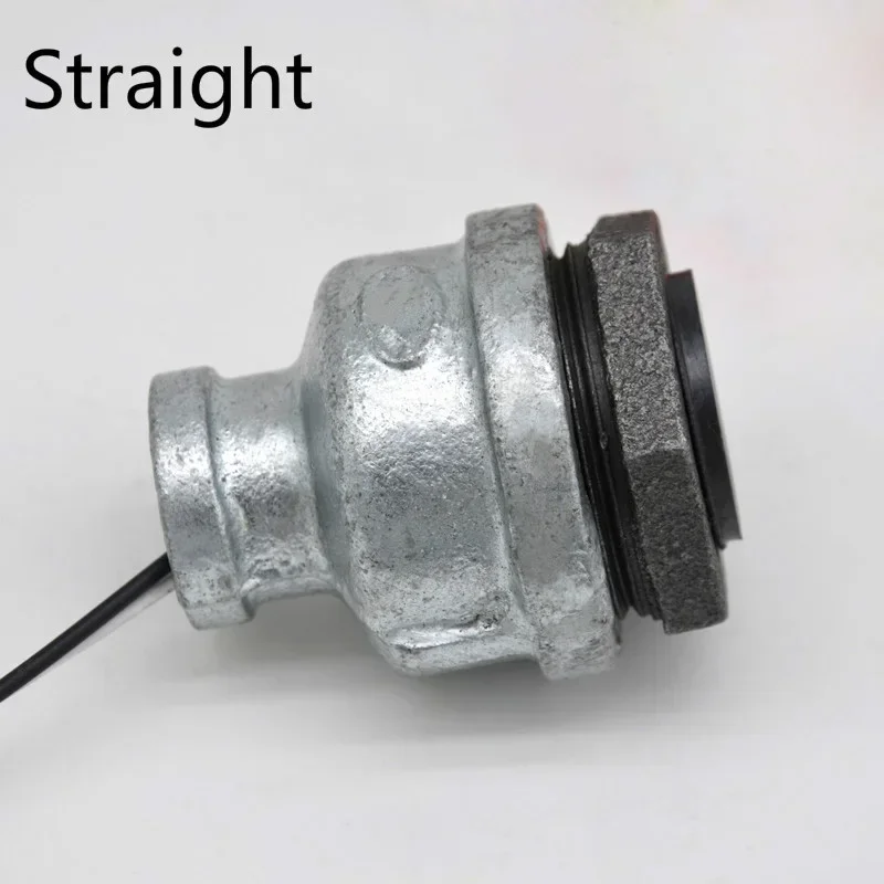 

Пластиковый оцинкованный держатель лампы, винтовой цоколь для лампочки DN15 DN20 DN25, креативные ретро-промышленные фитинги для водопроводных труб LOFT