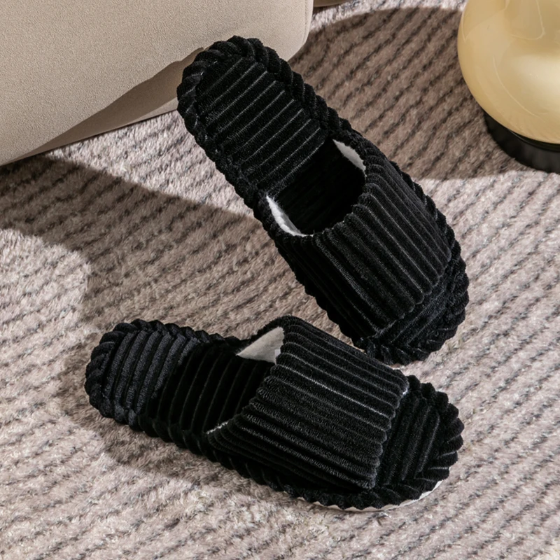 

Men's New Open Toe Household Slippers Soft comfortable Indoor Slippers non-slip bedroom Spring and Autumn Slippers Home Shoes