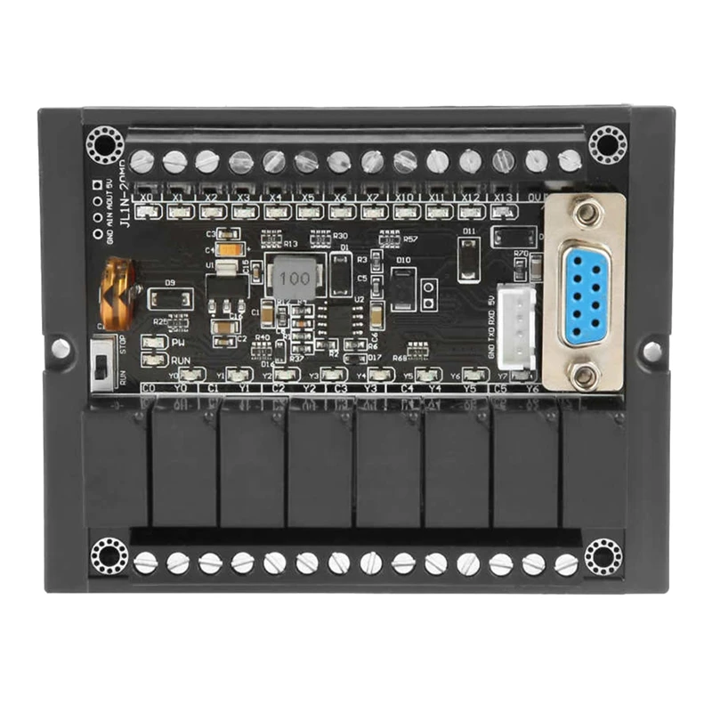 Stepper Motor Controller PLC Programmable Controller Board FX1N 20MR Programmable Relay Delay Module Motor Regulator