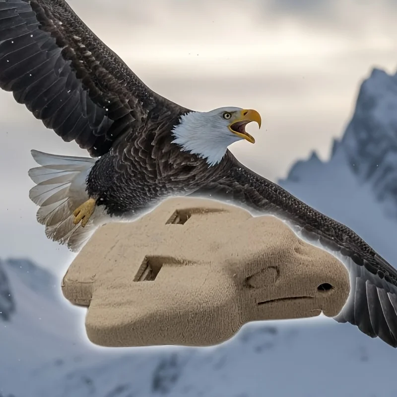 High-Frequency Eagle Whistle, Far-Reaching Falcon Tone, Portable Outdoor Bird Scarer for Training & Camping