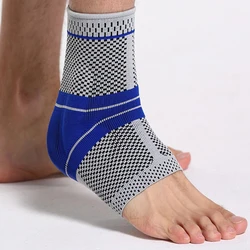 1pc Foot Bandage Elastic Ankle Support Brace With Strap Silicone Ankle Protection Unisex Foot Bandage Belt Tendon Retainer