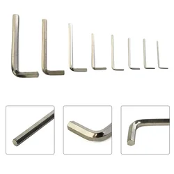 1pc L-Type Hex Wrench Hexagon Wrench Key Wrench Steel Portable Set 1.5mm/2mm/2.5mm/ 3mm/6mm Hand Tools