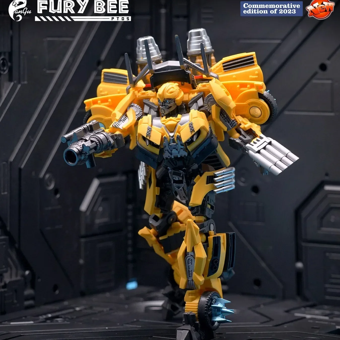 PANGUTOYS PT05 PT-05 PURY BEE KO Robot Transformation Toy Super Movable with Stand Model Collection Gift Action Dolls