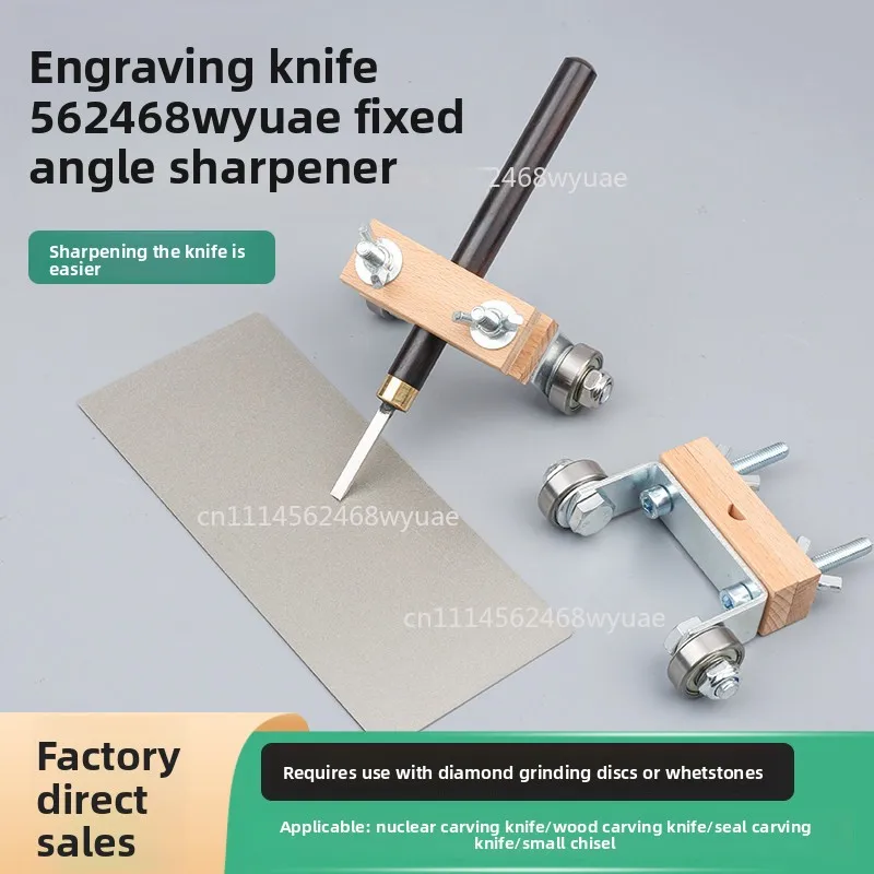 Diamond Sharpener Set for Carving Knives: Discs, Holder, Tools knife