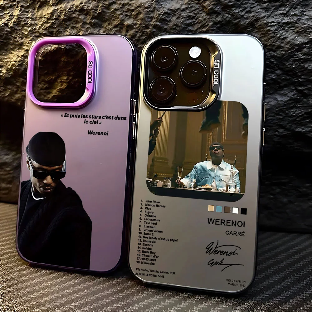 Чехол для телефона Singer W-Werenois для iPhone 17 16e 16 15 14 13 12 11 mini Pro Max X XR XSMAX 8 7 Air Plus, матовая задняя крышка с защитой от падения