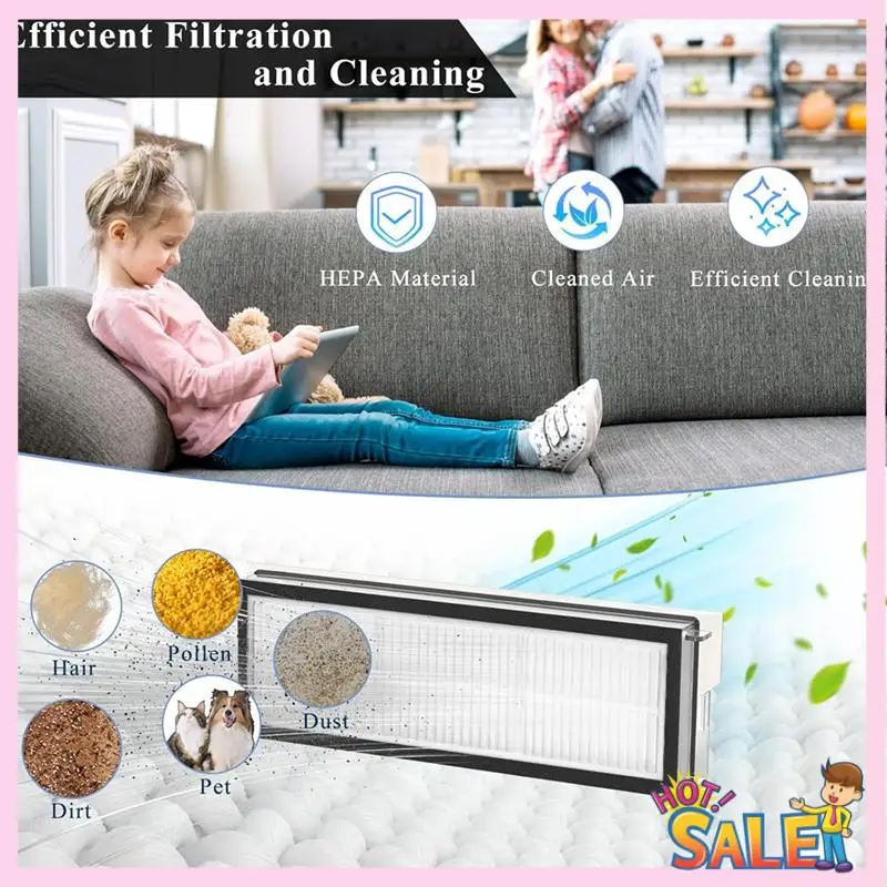 فلتر HEPA بديل A88X لأجزاء مكنسة Roborock Qrevo S/Qrevo Curve/Qrevo Pro/Qrevo Plus/Qrevo Maxv/Qrevo Edge