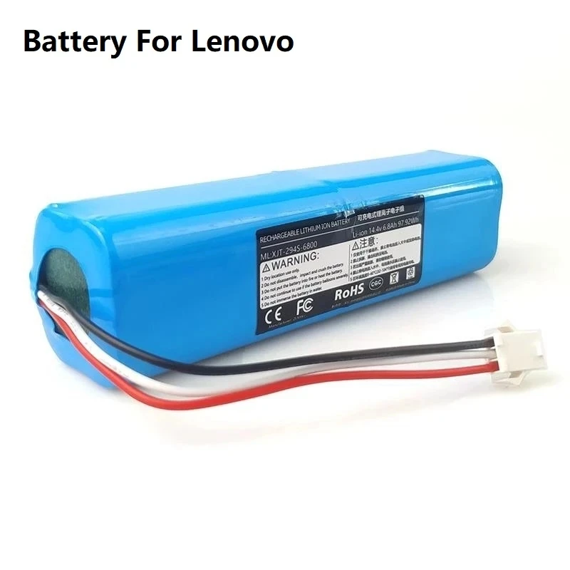 New 5600mAh Battery Part For Lenovo T1 Pro, T1S Pro Robot Vacuum Cleaner Accessories