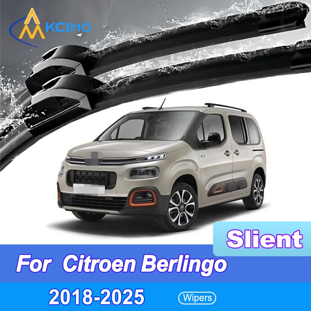 

Premium Silent Beam Wiper Blade For Citroen Berlingo K9/EK9 2018-2025 OEM-Level Fit Windshield Rain Brush Accessories