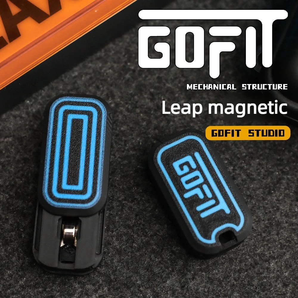 GOFIT EDC Magnetic Vibration 3D Printed Fingertip Push Card Desktop Decompression Toy