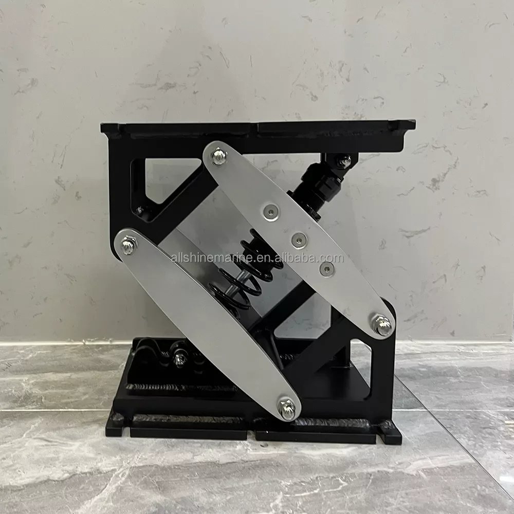 Durable Height-Adjustable Seat Pedestal Base with Shock Absorption Suspension System Boat Accessories