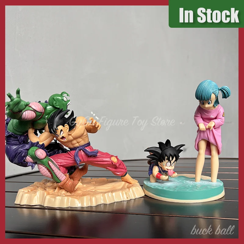 Anime Dragon Ball Figures Goku figure Bulma Figure Son Goku Piccolo Statue Model Doll Collection Room Decoration Toy birthday Gi