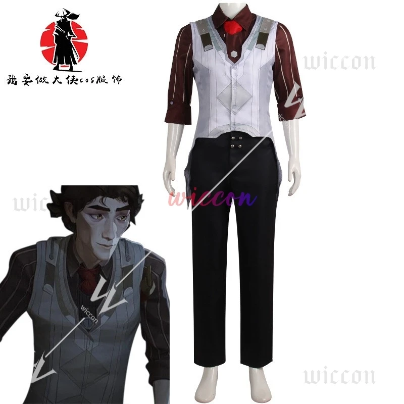 Arcane2 LOL Jayce Viktor Cosplay Costume Shirt Vest Pnats Wig Outfits Fantasia Men Boys Halloween Carnival Party Disguise Cloth