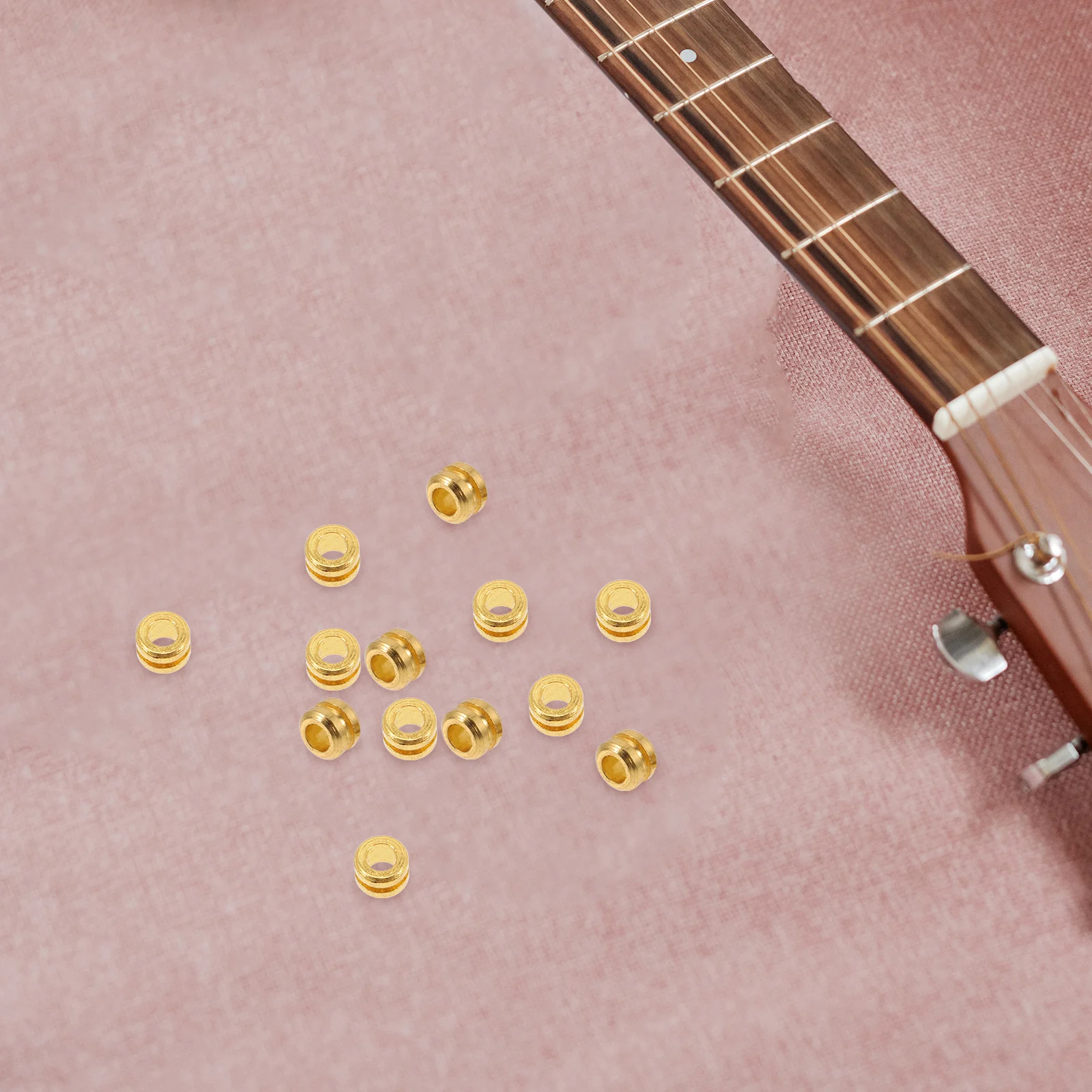 

20pcs Professional Folk Guitar String Beads Replacement Durable Metal Refitting Accessories for Acoustic Guitar Light Strings