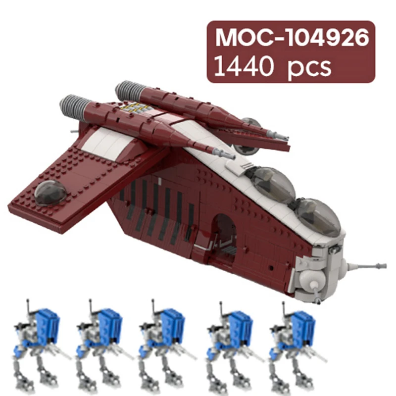 501st Shadow Legion Republic Gunship mod of set LAAT einilinst 10 حربية MOC اللبنات نموذج طائرة لعب للأولاد هدية