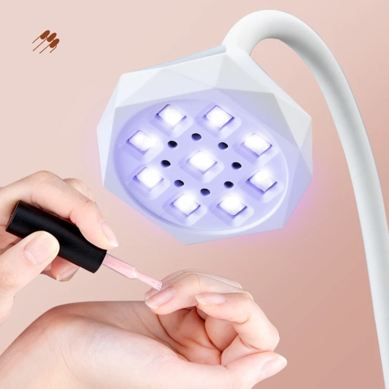 RXJC 360degree Rotatable Hands Quick Gel Light UV Light Curing Lamp