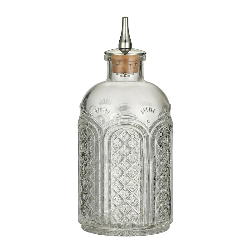 Vintage Cocktail Bitters Flasche mit Dasher Top Professionelles Barzubehör Bar Tool – Detail 15