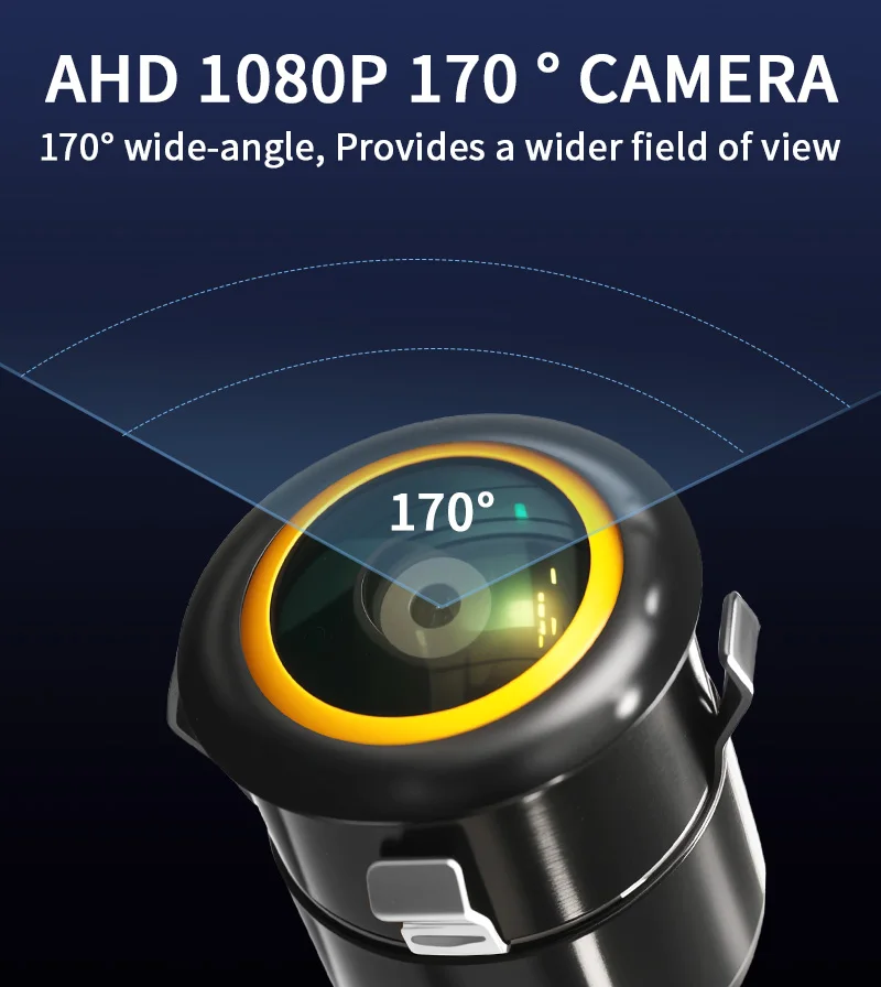 AHD 1080P Auto-Rückfahrkamera 170° ° Weitwinkel-Nachtsicht Wasserdichte 18,5mm Mini-Rückfahrkamera für Fahrzeug-Einparkhilfe – Detail 4