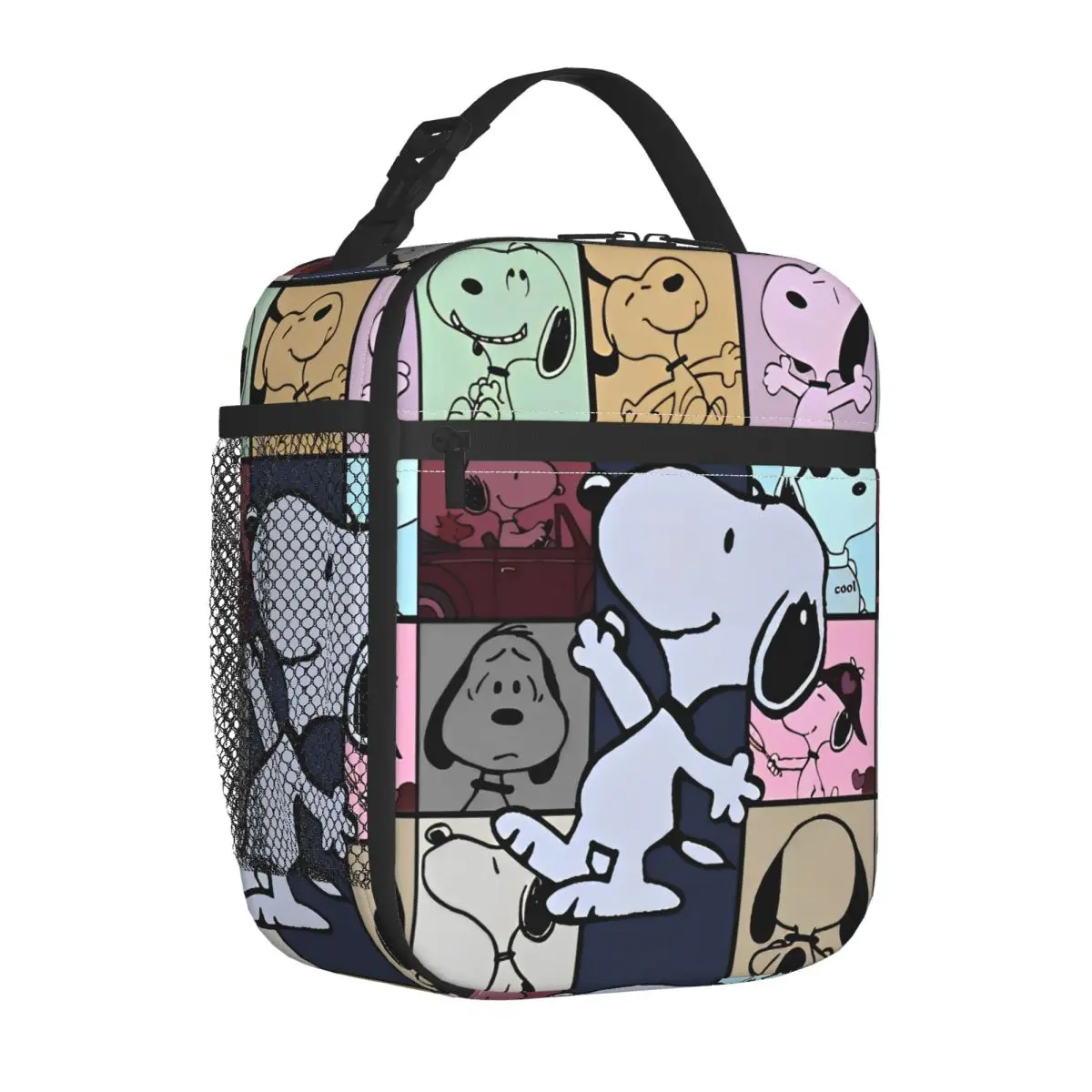 

Snoopy Tour Изолированные сумки для обеда с героями мультфильмов Сумка-холодильник многоразовая Контейнер для еды, большой ланч-бокс, сумка-бенто, школьная дорожка