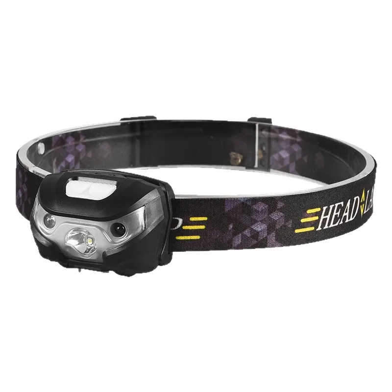 

Motion Sensor LED Headlamp USB Rechargeable Head-Mounted Flashlight Super Bright Long Endurance for Fishing Camping Outdoor