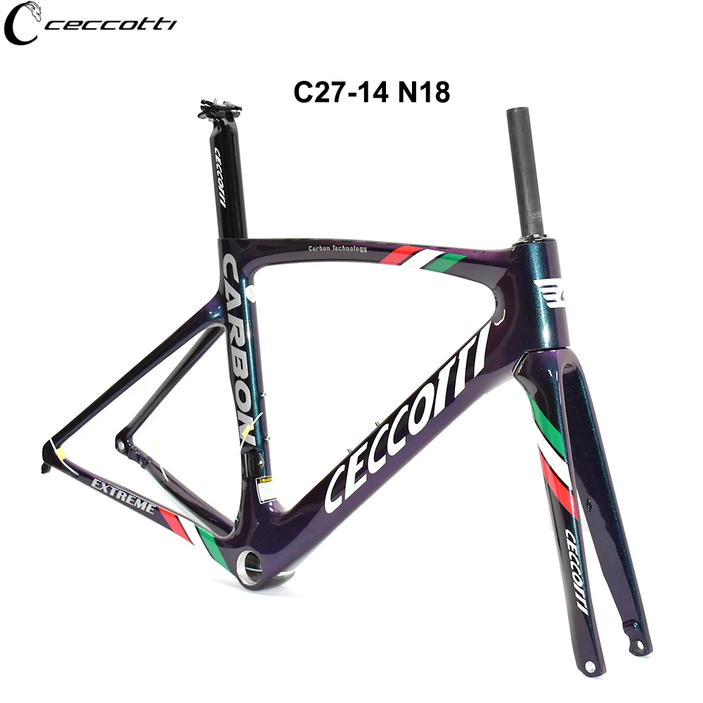 Ultralight Carbon Road Bike Frame, 700C X 30C, Full Carbon, Internal Cable, Bicycle Frameset