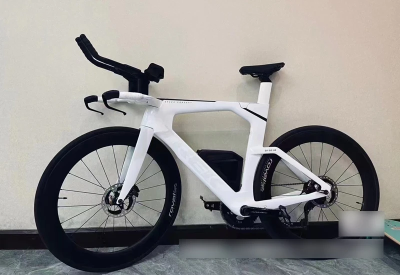 No Logo Aero Carbon Fiber Triathlon Fahrradlenker TT Bar HB095 15 Grad unabhängig für linke und rechte Arme – Detail 1