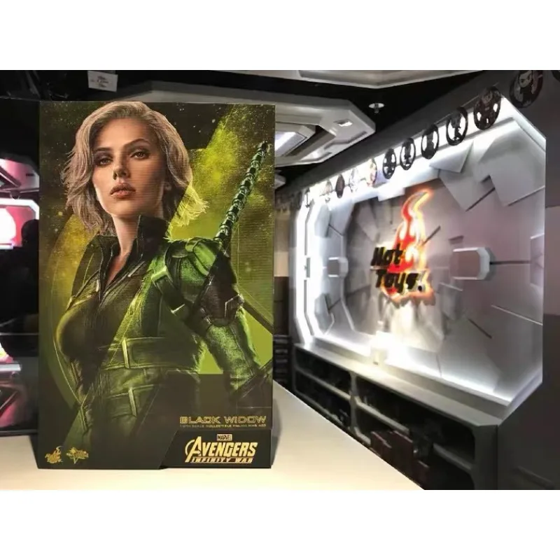 

Original Hot toys MMS460 Avengers 3 Black Widow 6.0 Scarlett Marvel Anime Full Set 12inch Action Figures Collectible Model gifts