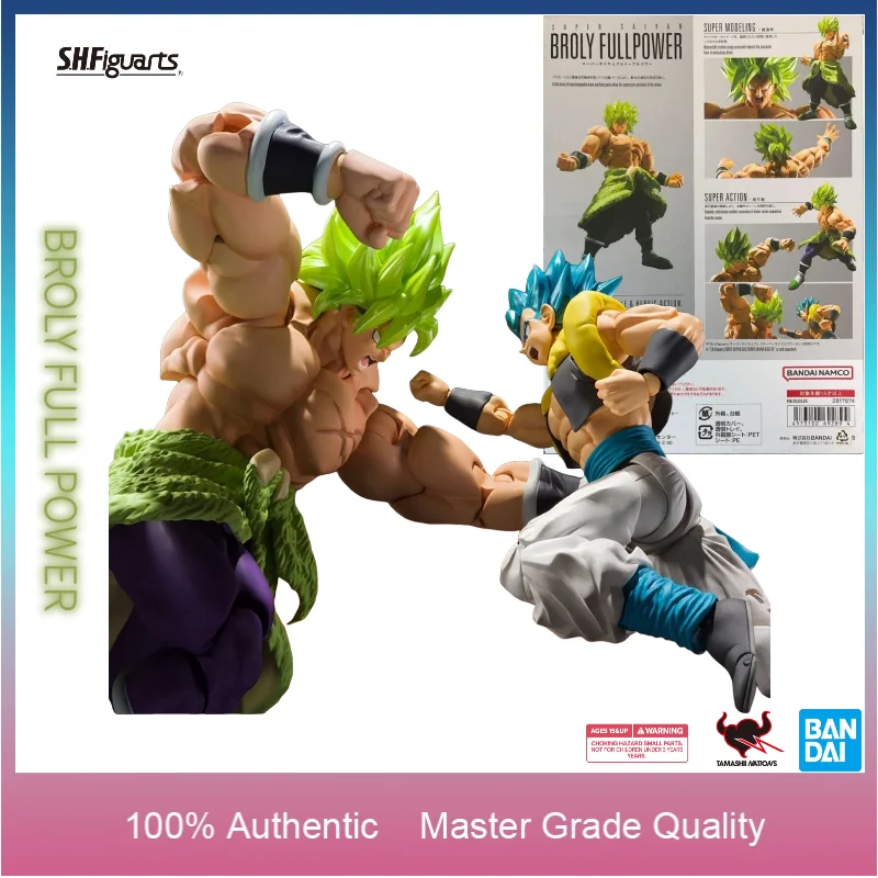 

In Stock Authentic Bandai S.H.Figuarts Dragon Ball Super Broly Full Power Super Saiyan 1/12 Scale Collectible Action Figure