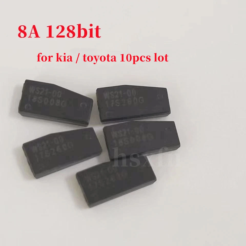 10pcs/lot Original 8A 128Bit CHIP Car Key Transponder immobilizer Chip For Toyota FOR KIA transponder Chip