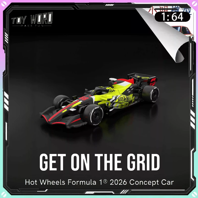 

Original Hot Wheels RLC 1:64 Formula1 F1 Concept Race Car Removable Wheel Diecast Model Classic Racing Car Collectible Gift