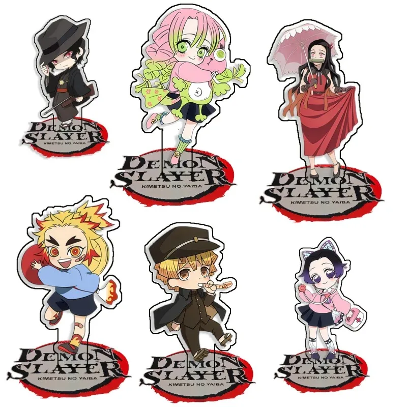 

Standing Sign for Demon Slayer Kibutsuji Muzan Kanado Nezuko Acrylic SelfMade Cartoon Anime Desktop Decoration Toy Fans Gift
