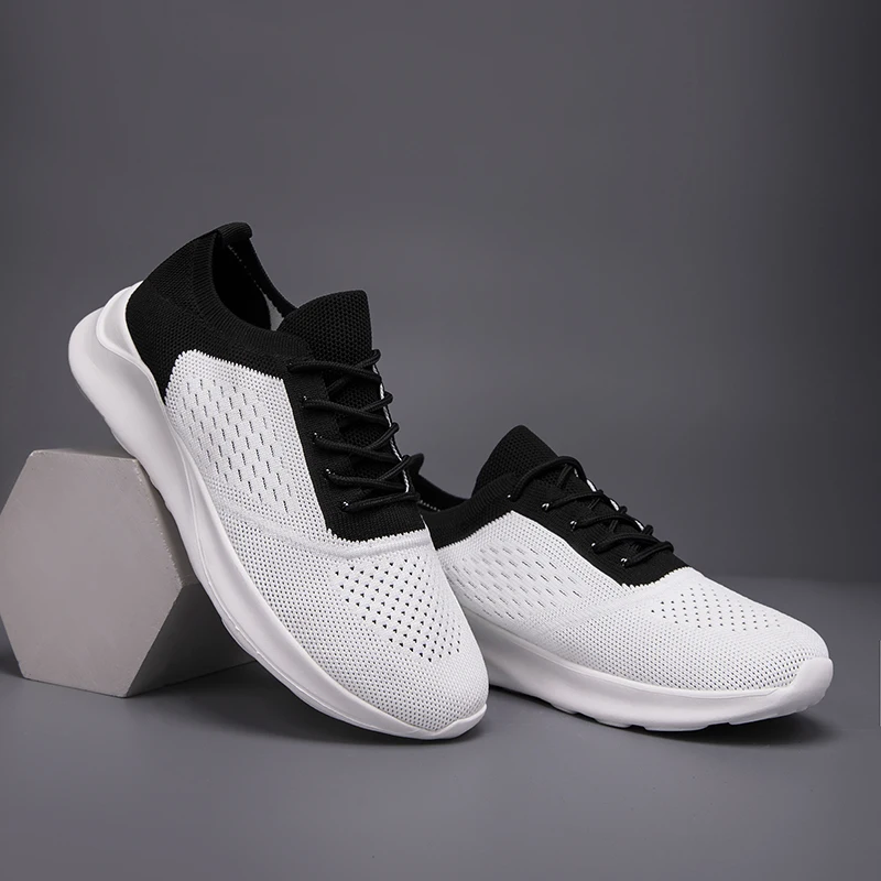 Damyuan-Chaussures Plates en Maille Respirante pour Femme, Baskets Décontractées à Plateforme, Tennis de Gym, Canisées